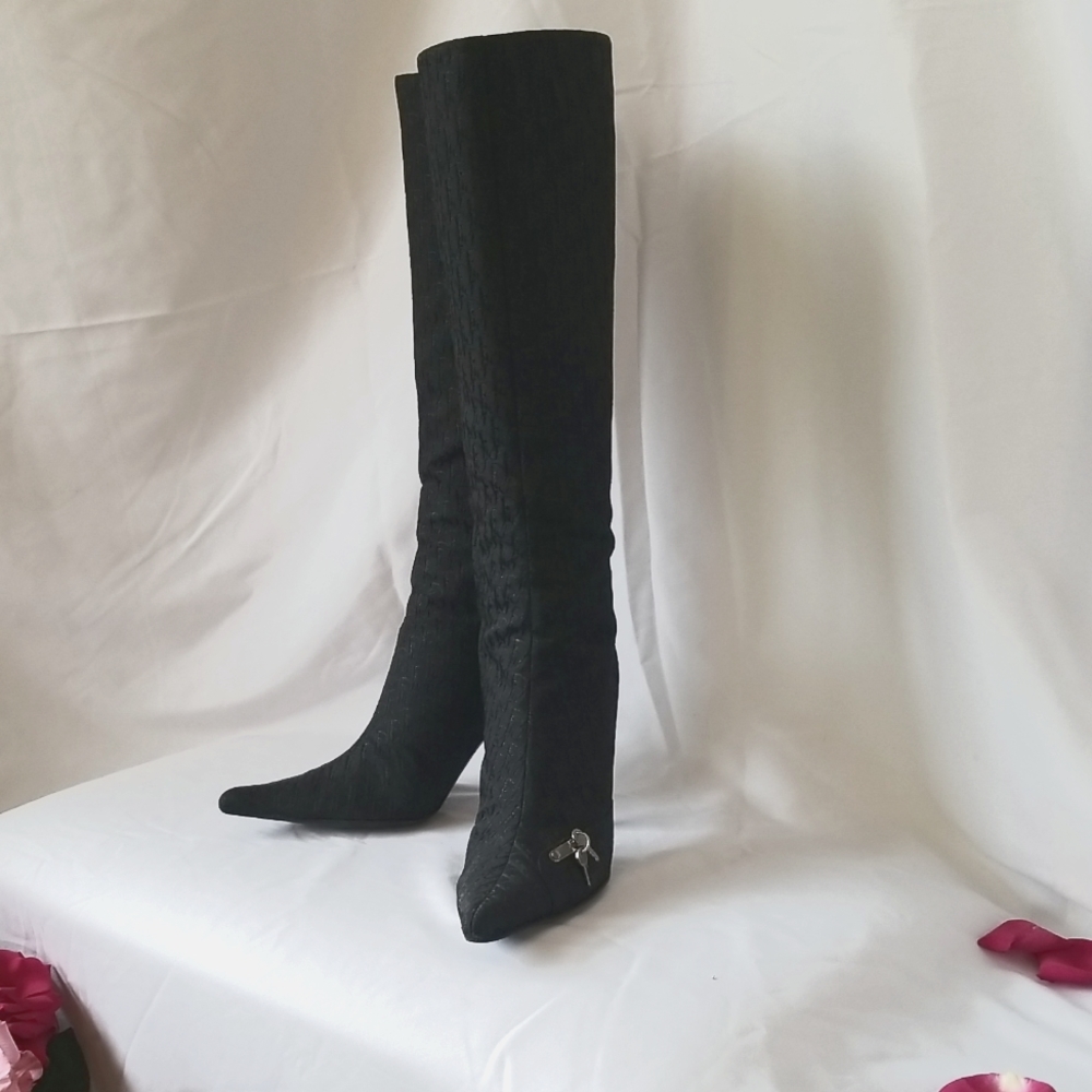 Christian Dior Satin Boots
